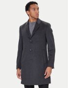 Boss Palton de lână Hyde 50549187 Slim Fit
