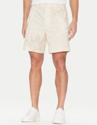 Boss Pantalon scurți din material C-Karlos 50538839 Écru Regular Fit