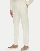 Boss Pantaloni chino C-Perin 50544005 Écru Relaxed Fit