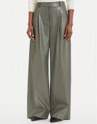 Boss Pantaloni din imitație de piele Tiana4-M 50564757 Wide Leg