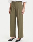 Boss Pantaloni din material Tiana17 50564491 Verde Relaxed Fit