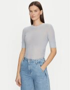 Boss Pulover 50530718 Albastru celest Slim Fit