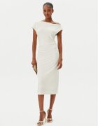 Boss Rochie cocktail Etrimi2 50540871 Écru Slim Fit