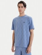 Boss Tricou Member 50558867 Albastru celest Relaxed Fit