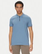 Boss Tricou polo Passerzip 50537507 Albastru celest Slim Fit