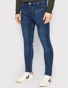 BRAVE SOUL Blugi MJN-MADISONDARK Bleumarin Skinny Fit