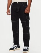 BRAVE SOUL Blugi MJN-SPACEBLK Negru Straight Fit