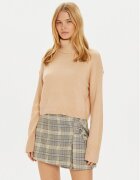 BRAVE SOUL Bluză cu gât LK-230PEBBLEB Regular Fit