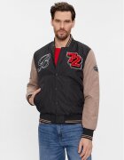 BRAVE SOUL Geacă bomber MJK-BRODY Negru Regular Fit