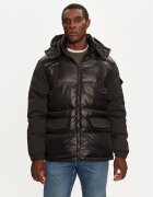 BRAVE SOUL Geacă de iarnă MJK-BUXTON Negru Regular Fit