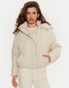BRAVE SOUL Geacă din puf LJK-BUNNYCREAM Écru Oversize