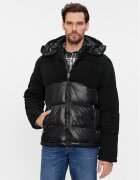 BRAVE SOUL Geacă din puf MJK-TOMIE Negru Regular Fit