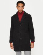 BRAVE SOUL Palton MJK-AUGUSCHECK Negru Regular Fit