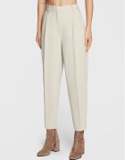 Bruuns Bazaar Pantaloni din material Cindysus Dagny BBW2393 Écru Loose Fit