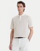 Bugatti Tricou polo 8150-75112C Écru Regular Fit