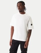 C.P. Company Tricou 20CMSS034A002246G Écru Regular Fit