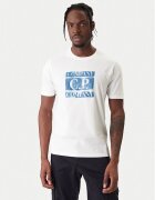 C.P. Company Tricou 20CMTS141A110579W Écru Regular Fit