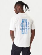 C.P. Company Tricou 20CMTS143A110579W Écru Regular Fit