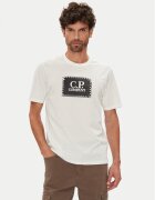 C.P. Company Tricou RCCMTS723A005100W Écru Regular Fit