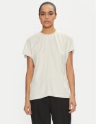 Calvin Klein Bluză K20K207839 Écru Regular Fit