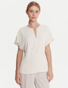 Calvin Klein Bluză LV044C196G Écru Regular Fit