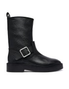 Calvin Klein Botine Conc Welt Mid Biker Boot Lth HW0HW03212
