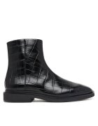 Calvin Klein Botine Square Ankle Boot Zip Croc Lth HW0HW03185