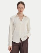 Calvin Klein Cămașă Hammered LV044F129G Écru Regular Fit