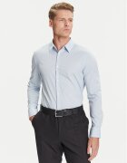 Calvin Klein Cămașă LV04LB145G Albastru celest Slim Fit
