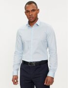 Calvin Klein Cămașă Micro Dot K10K112884 Albastru celest Slim Fit