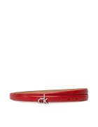 Calvin Klein Curea Ck Buckle Skinny Belt 1.5 K60K612932 Roșu