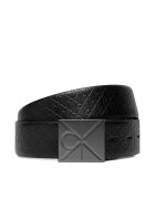 Calvin Klein Curea pentru Bărbați Emblem Plaque W/ Aop 35Mm Adj/Re LV04D7083G