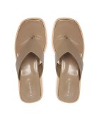 Calvin Klein Flip flop Block Heel Espa 50 Thong Lth HW0HW02902