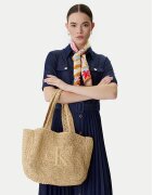 Calvin Klein Geantă Bold Ck Raffia Medium Tote LV04F3447G