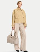 Calvin Klein Geantă Buckle Medium Tote LV04F3294G Écru