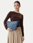 Calvin Klein Geantă Emblem Aop Denim Bucket LV04F3432G