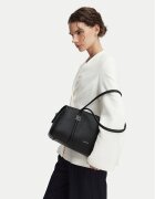 Calvin Klein Geantă Emblem Hw Pebble Doctor Shoulder LV04F3614G