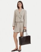 Calvin Klein Geantă Foil Logo Glossy Tote W/ Pouch LV04F3537G