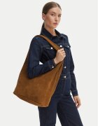 Calvin Klein Geantă Slouchy Suede Leather Medium Bag LV04F3597G