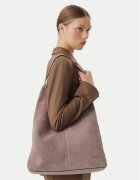 Calvin Klein Geantă Slouchy Suedelarge Shoulder Bag LV04F3690G