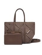 Calvin Klein Geantă Woven Sueded Mini Tote Crossbody LV04F3696G