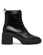 Calvin Klein Ghete Block Heel Ank Boot Laceup Lth HW0HW03174