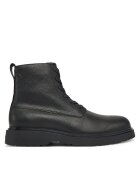 Calvin Klein Ghete Combat Ess Lace Up Zip Boot Lth YM0YM01373