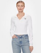 Calvin Klein Jeans Bluză Polo Collar Milano Regular Top J20J222556 Regular Fit
