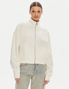 Calvin Klein Jeans Bluză Satin Applique J20J223922 Écru Relaxed Fit