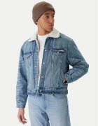 Calvin Klein Jeans Geacă de blugi 90s Sherpa LV04RD737G Regular Fit