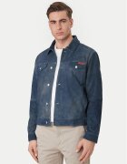 Calvin Klein Jeans Geacă de piele 90s LV04RF404G Regular Fit