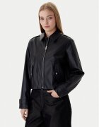 Calvin Klein Jeans Geacă din imitație de piele Moto LV047E501G Regular Fit