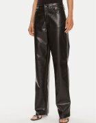 Calvin Klein Jeans Pantaloni din imitație de piele J20J223548 Straight Fit