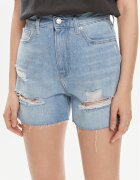Calvin Klein Jeans Pantaloni scurți de blugi J20J222803 Mom Fit
